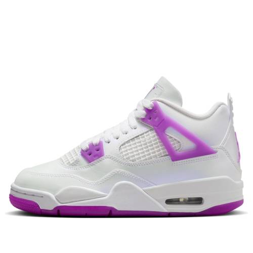 ナイキ ジョーダン 白色 ホワイト 紫 パープル HYPER VIOLET ジュニア キッズ JORDAN (GS) AIR 4 FQ1314-151 / WHITE PURPLE ベビー マタニティ スニーカー
