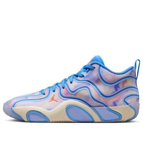 ナイキ ジョーダン 青味 青み 象牙色 \u0027TIE DYE\u0027 スニーカー メンズ JORDAN AIR TATUM 3 PF FZ6601-400 / UNIVERSITY BLUE LIGHT IVORY