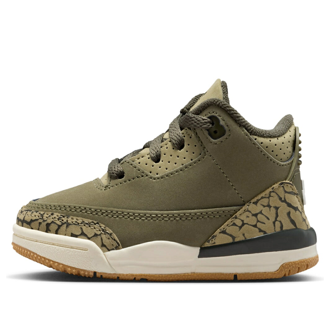 ナイキ ジョーダン オリーブ 'FAMILY AFFAIR' ベビー JORDAN (TD) AIR 3 RETRO DM0968-202 / MEDIUM OLIVE SEQUOIA NEUTRAL｜スニケス 24,198円