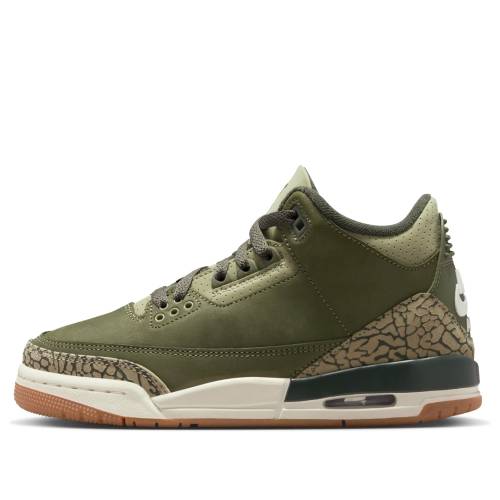 ナイキ ジョーダン オリーブ FAMILY AFFAIR ジュニア キッズ JORDAN (GS) AIR 3 DM0967-202 / MEDIUM OLIVE SEQUOIA NEUTRAL ベビー マタニティ スニーカー