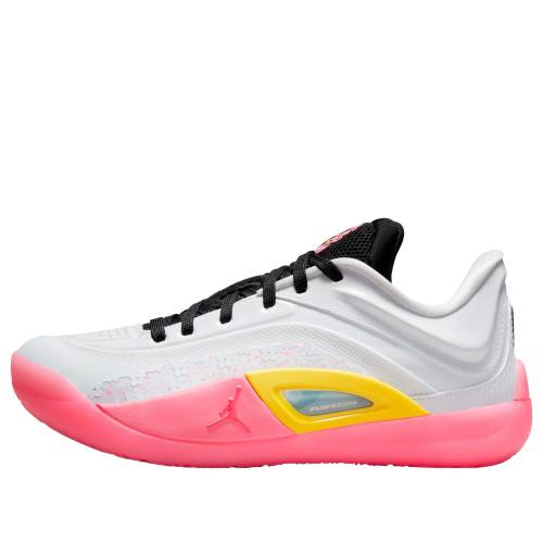 ナイキ ジョーダン 白色 ホワイト 黒色 ブラック 黄色 イエロー 'SHARONDA' ジュニア キッズ JORDAN (GS) AIR ZION 4 FD0588-101 / WHITE BLACK TOUR YELLOW HOT ベビー マタニティ スニーカー 33,995円