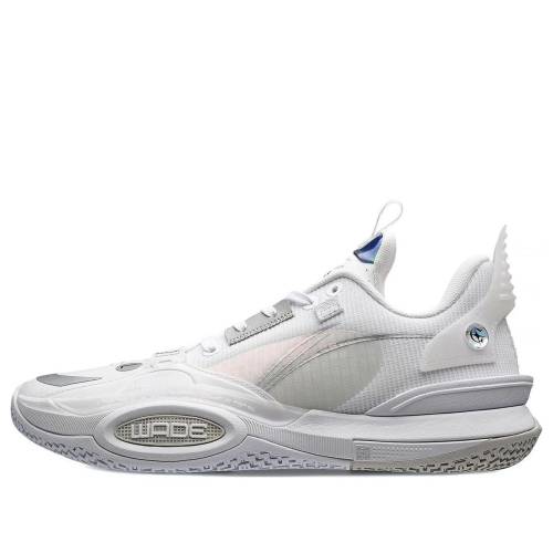リーニン ウェイド シティ 白色 ホワイト 灰色 グレー 'WHITE GREY' スニーカー メンズ LI-NING WADE ALL CITY 10 X GLARE WE ARE ONE ABAS019-6 / WHITE GREY