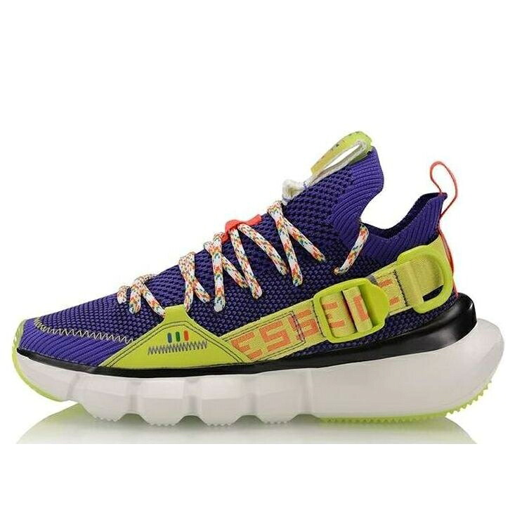 リーニン スニーカー レディース LI-NING (WMNS) ESSENCE LACE UP PRM AGBP078-1 / BLACKPURPLE