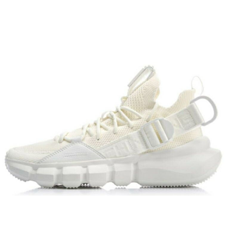 リーニン 白色 ホワイト ニューヨーク 'WHITE' スニーカー レディース LI-NING (WMNS) NEW YORK FASHION WEEK ESSENCE AGBP095-2 / WHITE