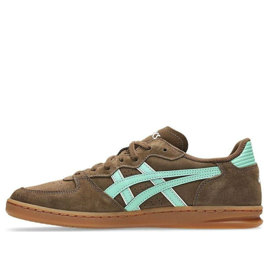 アシックス 赤銅色 赤銅色 緑 緑であること \u0027BROWN GREEN\u0027 スニーカー メンズ ASICS SKYHAND OG STORM ICE 1203A452-202 / BROWN STORM ICE GREEN