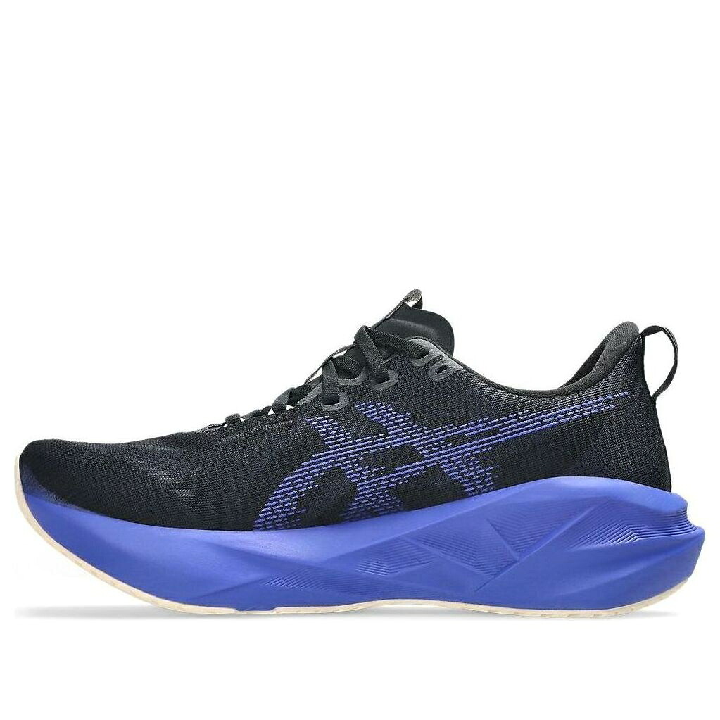 アシックス 黒色 ブラック バースト 'BLACK BURST' スニーカー メンズ ASICS NOVABLAST 5 2E WIDE COBALT 1011B975-004 / BLACK COBALT BURST|スニケス
