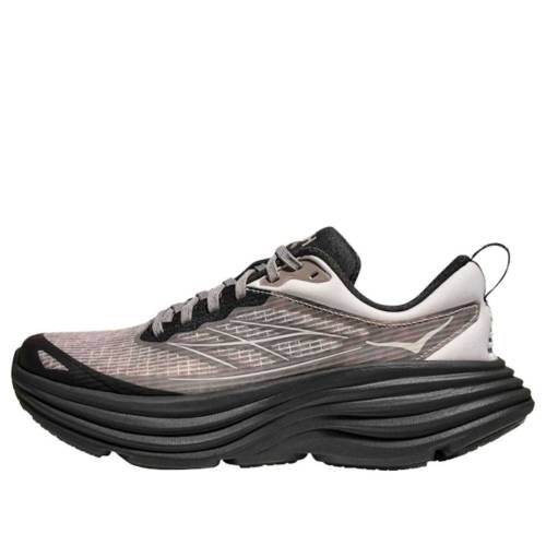 ホカオネオネ 炭素 黒いこと 黒いこと \u0027GROUT BLACK\u0027 スニーカー メンズ HOKA ONE ONE HOKA ONE BONDI 8 CAGED CARBON 1155391-GTCR / GROUT CARBON BLACK