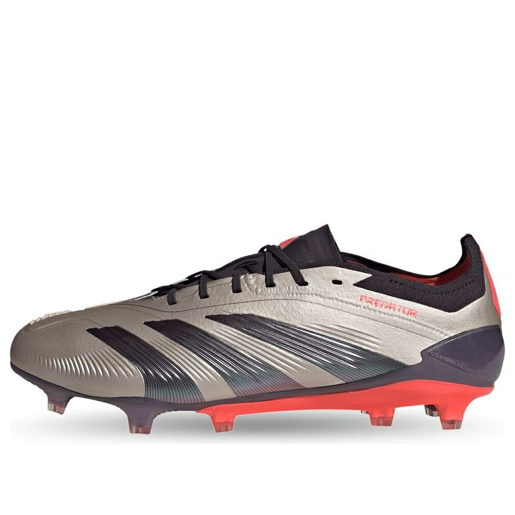 アディダス プレデター エリート プラチナム 黒いこと 黒いこと \u0027VIVID BRONZE\u0027 スニーカー メンズ ADIDAS PREDATOR ELITE LOW FG HORIZON PACK IF8868 / PLATINUM METALLIC AURORA BLACK