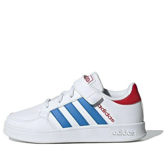 アディダス 青色 ブルー 白色 ホワイト ラッシュ 赤 レッド WHITE RUSH ジュニア キッズ ADIDAS (PS) BREAKNET ELASTIC LACE BLUE GW2899 / CLOUD WHITE BLUE RUSH VIVID RED ベビー マタニティ スニーカー