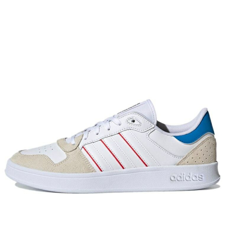 アディダス 白色 ホワイト クリーム 赤 レッド 青色 ブルー 'WHITE' スニーカー メンズ ADIDAS BREAKNET PLUS GW5588 / WHITE CREAM RED BLUE|スニケス