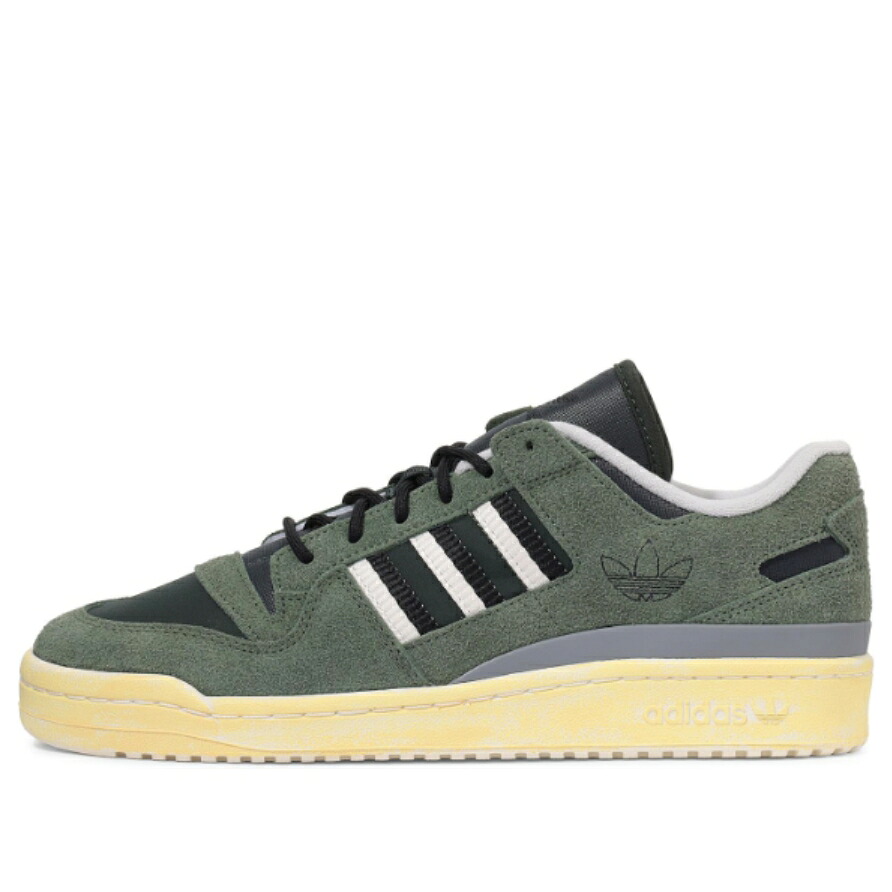 アディダス オリジナルス フォーラム 緑 グリーン 白色 ホワイト 'GREEN' スニーカー メンズ ADIDAS ORIGINALS FORUM 84 LOW CL IG4127 / GREEN DARK GREEN OFF WHITE