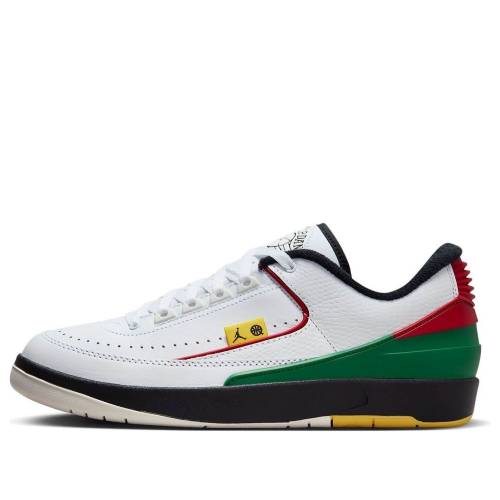 ナイキ ジョーダン 白色 ホワイト 緑 グリーン 赤 レッド 'QUAI 2023' スニーカー メンズ JORDAN AIR 2 LOW 54 FN7686-100 / WHITE GREEN RED|スニケス