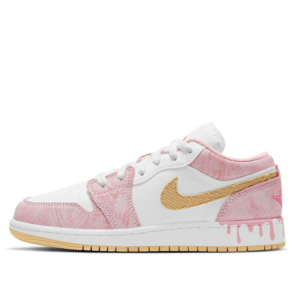 ナイキ ジョーダン 白いこと 白いこと \u0027STRAWBERRY クリーム\u0027 御坊っちゃん キッズ JORDAN (GS) AIR 1 LOW ICE CREAM\u0027 CW7104-601 / ARCTIC PUNCH PALE VANILLA WHITE もの言う花 マタニティ スニーカー キッズ・ベビー・マタニティ-スニーカー-靴