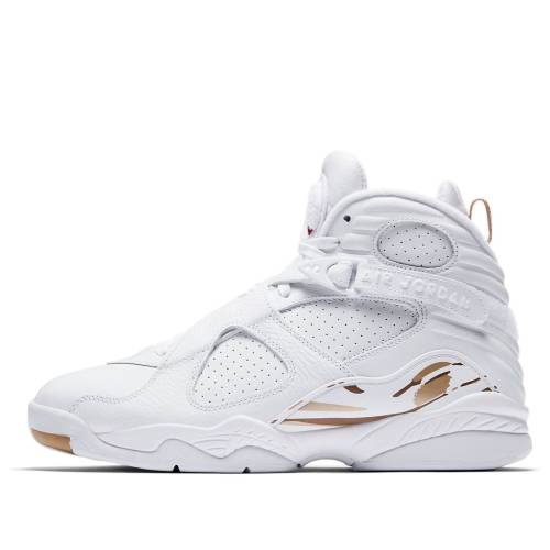 ナイキ ジョーダン 白いこと 白いこと ゴールド \u0027WHITE\u0027 スニーカー メンズ JORDAN AIR 8 RETRO X OVO AA1239-135 / WHITE METALLIC GOLD 靴-スニーカー