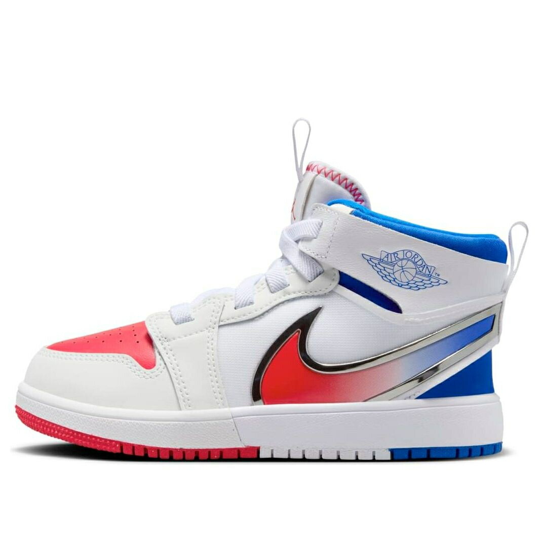 ナイキ ジョーダン ミッド 赤 赤いこと 白いこと 白いこと \u0027WHITE BLUE\u0027 御坊っちゃん キッズ JORDAN (なおなお書き) AIR 1 MID RM EASYON SIREN RED FQ1282-100 / WHITE SIREN もの言う花 マタニティ スニーカー