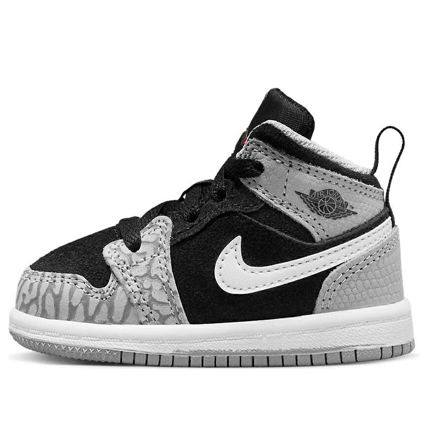 ナイキ ジョーダン ミッド 灰色 グレー グレイ 'ELEPHANT TOE' ベビー JORDAN (TD) AIR 1 MID SE DM6217-016 / GRAY