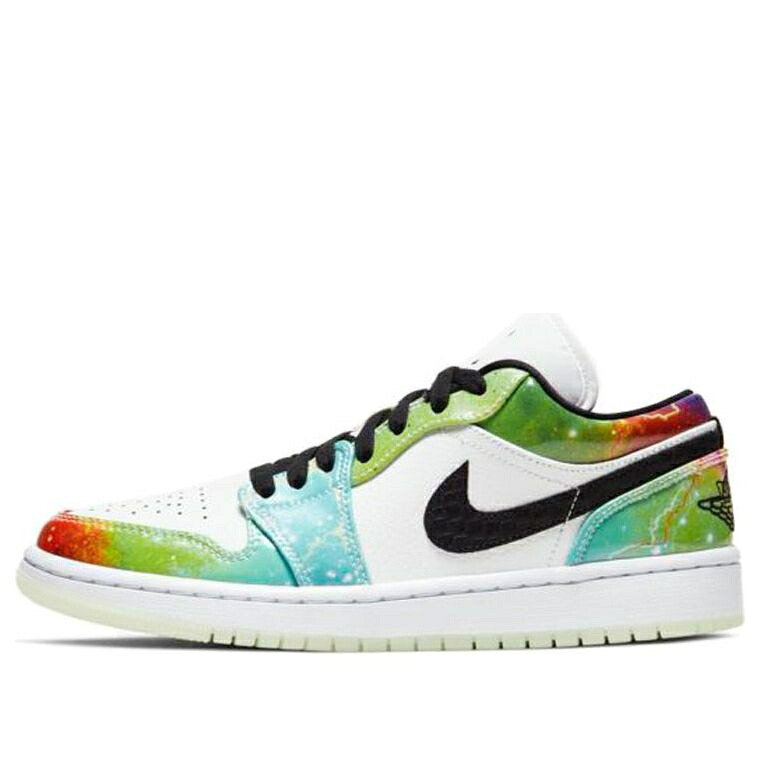 ナイキ ジョーダン 白いこと 白いこと 黒いこと 黒いこと \u0027GALAXY\u0027 スニーカー レディース JORDAN (WMNS) AIR 1 LOW CW7310-909 / MULTI COLOR WHITE BLACK
