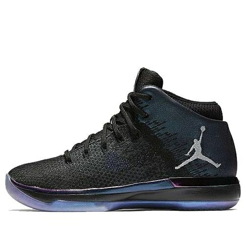 ナイキ ジョーダン 黒色 ブラック 銀色 シルバー 'BLACK SILVER' ジュニア キッズ JORDAN (GS) AIR 31 ALL-STAR 848629-004 / BLACK SILVER ベビー マタニティ スニーカー|スニケス