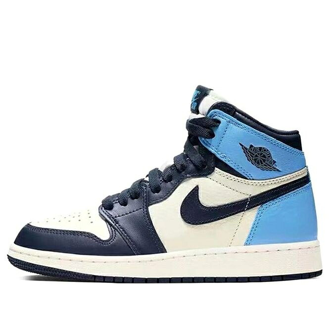 ナイキ ジョーダン ハイ 青色 ブルー 'OBSIDIAN' ジュニア キッズ JORDAN (GS) AIR 1 RETRO HIGH OG 575441-140 / SAIL OBSIDIAN UNIVERSITY BLUE ベビー マタニティ スニーカー