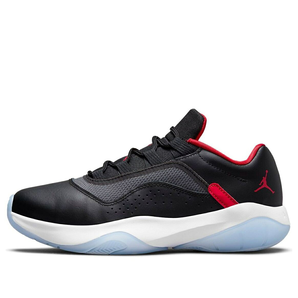 ナイキ ジョーダン 黒色 ブラック 赤 レッド 白色 ホワイト 'BLACK WHITE' ジュニア キッズ JORDAN (GS) AIR 11 CMFT LOW UNIVERSITY CZ0907-006 / BLACK RED WHITE ベビー マタニティ スニーカー