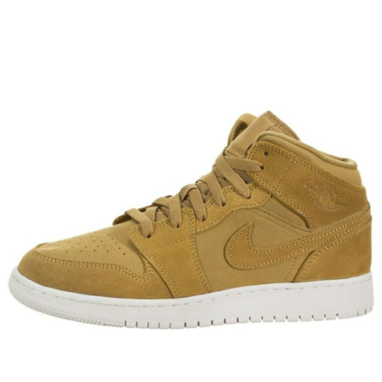 ナイキ ジョーダン ミッド 'GOLDEN ジュニア キッズ JORDAN (GS) AIR 1 RETRO MID HARVEST 554725-725 / GOLDEN HARVEST SAIL ベビー マタニティ スニーカー