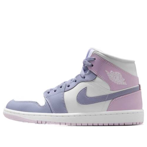ナイキ ジョーダン ミッド 藍色 インディゴ 白色 ホワイト 'INDIGO WHITE' スニーカー レディース JORDAN (WMNS) AIR 1 MID HAZE DOLL BQ6472-510 / INDIGO HAZE DOLL WHITE