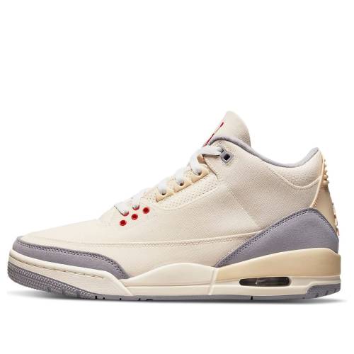 ナイキ ジョーダン 赤 赤いこと 薄墨色 シメント \u0027MUSLIN\u0027 スニーカー メンズ JORDAN AIR 3 RETRO SE DH7139-100 / MUSLIN UNIVERSITY RED CEMENT