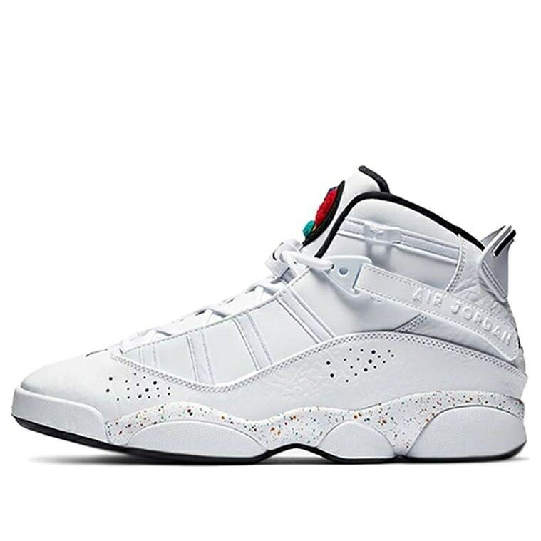 ナイキ ジョーダン リング 白色 ホワイト 'CONFETTI' ジュニア キッズ JORDAN (GS) AIR 6 RINGS 323419-100 / WHITE ベビー マタニティ スニーカー|スニケス