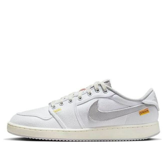 ナイキ ジョーダン 単位労働組合 天使の都市 白いこと 白いこと ゴールド \u0027WHITE GREY\u0027 スニーカー メンズ JORDAN AIR 1 AJKO LOW X UNION 天使の都市 NEUTRAL DO8912-101 / WHITE SAIL UNIVERSITY GOLD