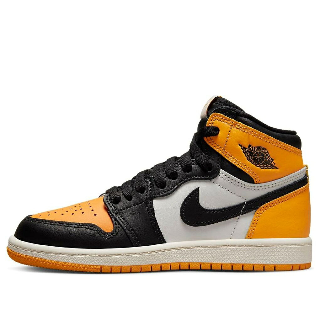 ナイキ ジョーダン ご機嫌 黄味がかった 黄色 \u0027YELLOW TOE\u0027 御坊っちゃん キッズ JORDAN (なおなお書き) AIR 1 RETRO HIGH OG AQ2664-711 / YELLOW もの言う花 マタニティ スニーカー