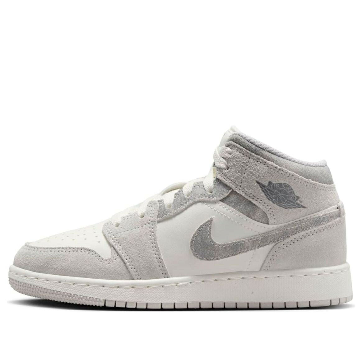 ナイキ ジョーダン ミッド 灰色 グレー 'NEUTRAL SAIL' ジュニア キッズ JORDAN (GS) AIR 1 MID SE GREY FQ8088-002 / NEUTRAL GREY SAIL SMOKE GREY ベビー マタニティ スニーカー 28,730円