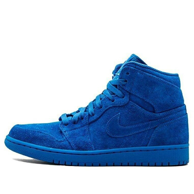 ナイキ ジョーダン ハイ 青色 ブルー BLUE SUEDE スニーカー メンズ JORDAN AIR 1 RETRO HIGH 332550-404 / BLUE