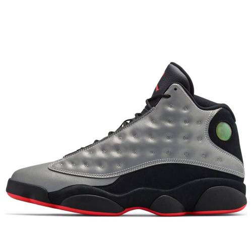 ナイキ ジョーダン サー青二才 しろがね色 しろがね色 \u0027REFLECTIVE SILVER\u0027 スニーカー メンズ JORDAN AIR 13 RETRO 696298-023 / REFLECT SILVER INFRRD 23 BLCK