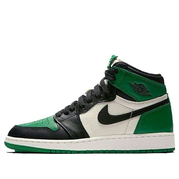 ナイキ ジョーダン ご機嫌 緑 緑であること 黒いこと 黒いこと \u0027PINE GREEN\u0027 御坊っちゃん キッズ JORDAN (GS) AIR 1 RETRO HIGH OG 575441-302 / PINE GREEN SAIL BLACK もの言う花 マタニティ スニーカー 靴-キッズファッション-キッズ・ベビー・マタニティ