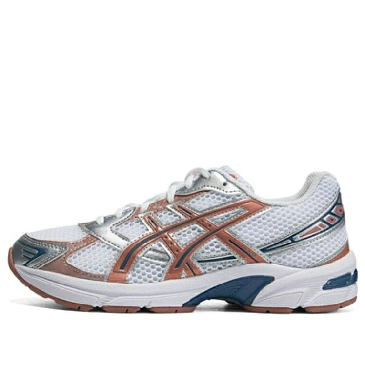 アシックス 灰色 グレー 橙 オレンジ 'SILVER UMEBOSHI' スニーカー レディース ASICS (WMNS) GEL-1130 1202A164-109 / GREY ORANGE｜スニケス