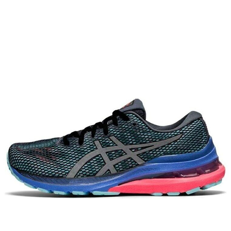 アシックス ピュア 緑 グリーン 黒色 ブラック 'GREEN SILVER' スニーカー レディース ASICS (WMNS) GEL-KAYANO 28 LITE-SHOW PURE 1012B149-020 / DARK GREEN BLACK｜スニケス