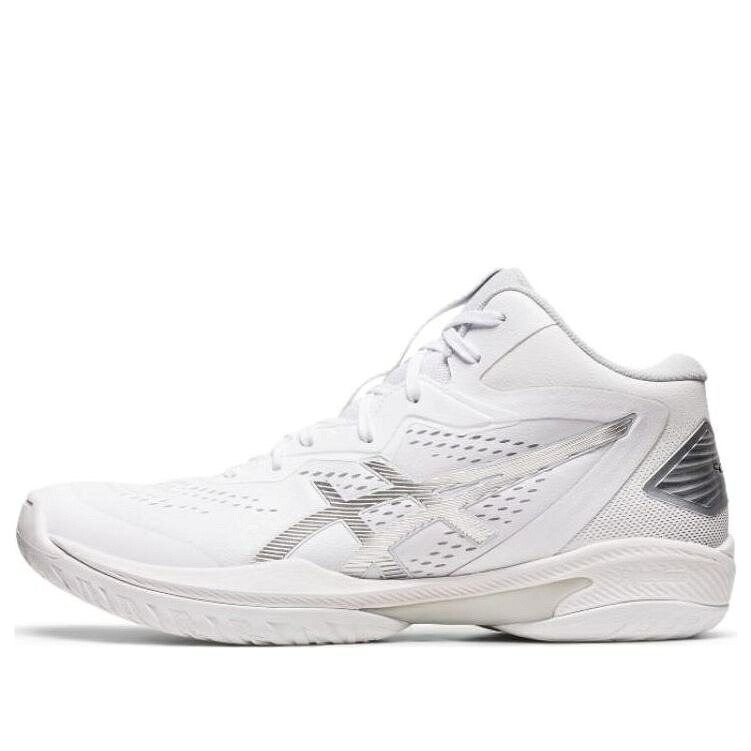 アシックス 白色 ホワイト 銀色 シルバー 'WHITE' スニーカー メンズ ASICS GEL-HOOP V15 1063A063-100 / WHITE SILVER｜スニケス