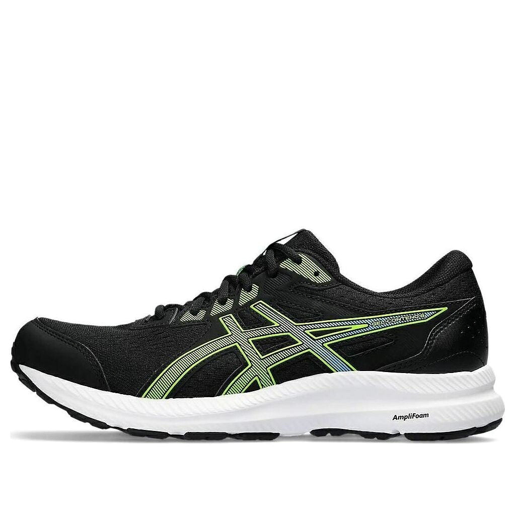 アシックス 黒いこと 黒いこと 菩提樹 \u0027BLACK LIME\u0027 スニーカー メンズ ASICS GEL-CONTEND 8 ELECTRIC 1011B492-012 / BLACK ELECTRIC LIME