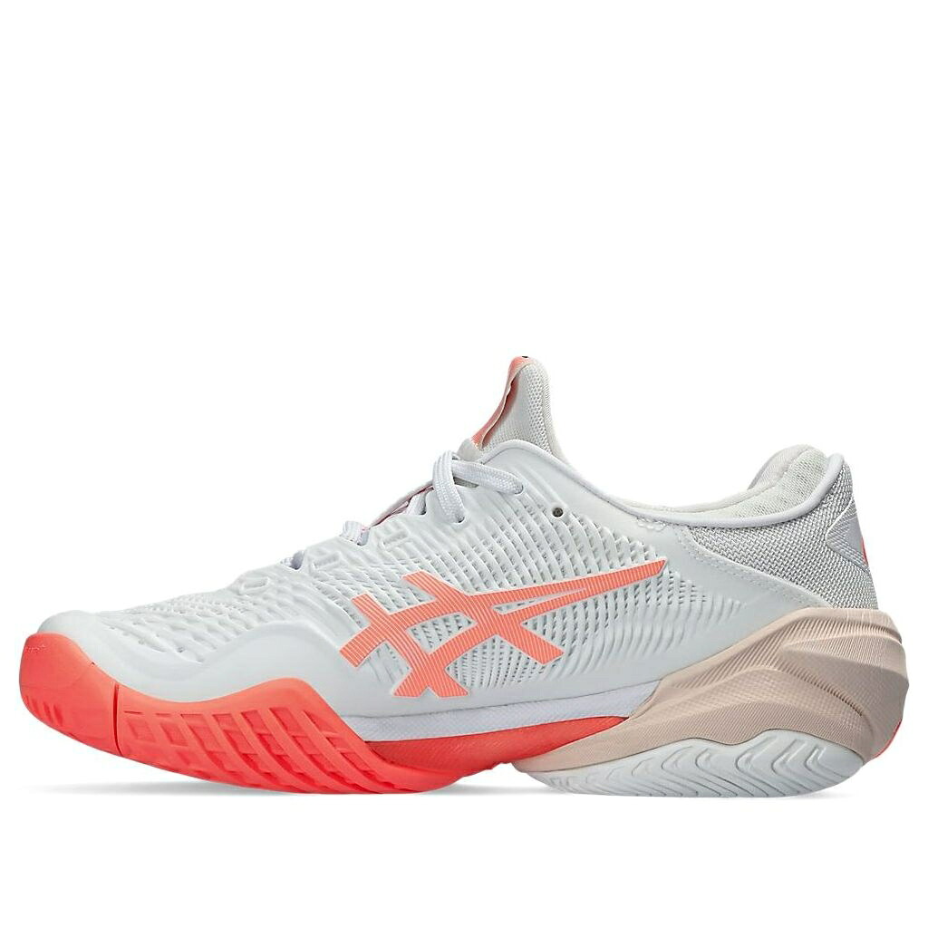 アシックス コート 白色 ホワイト 'WHITE CORAL' スニーカー レディース ASICS (WMNS) COURT FF 3 SUN 1042A220-103 / WHITE SUN CORAL｜スニケス