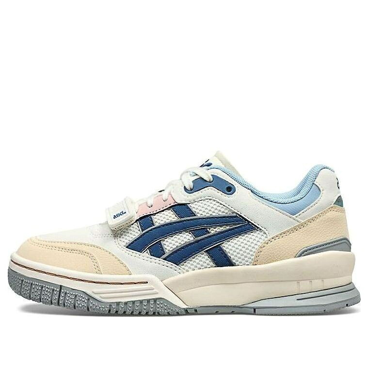 アシックス 皮膚軟化剤 白いこと 白いこと 青味 青み \u0027WHITE BLUE\u0027 スニーカー メンズ ASICS GEL-SPOTLYTE LOW V2 CREAM 1203A258-105 / WHITE CREAM BLUE