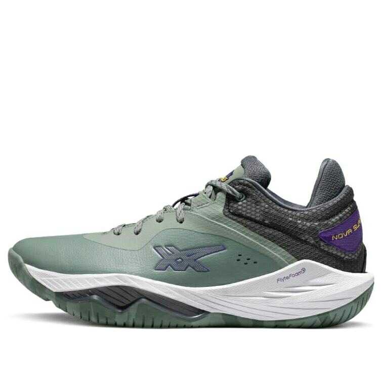アシックス 緑 緑であること 紫 パープル \u0027OLIVE PURPLE\u0027 スニーカー メンズ ASICS NOVA SURGE LOW 1061A043-020 / GREEN PURPLE