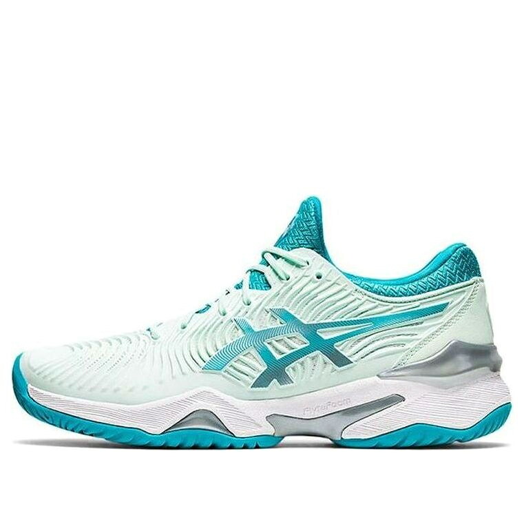 アシックス コート 緑 グリーン 'BIO LAGOON' スニーカー レディース ASICS (WMNS) COURT FF 2 MINT 1042A076-300 / GREEN|スニケス
