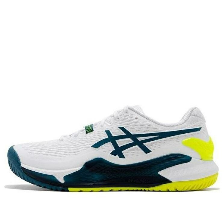 アシックス 白色 ホワイト WHITE TEAL スニーカー メンズ ASICS GEL-RESOLUTION 9 RESTFUL 1041A330-101 / WHITE RESTFUL TEAL