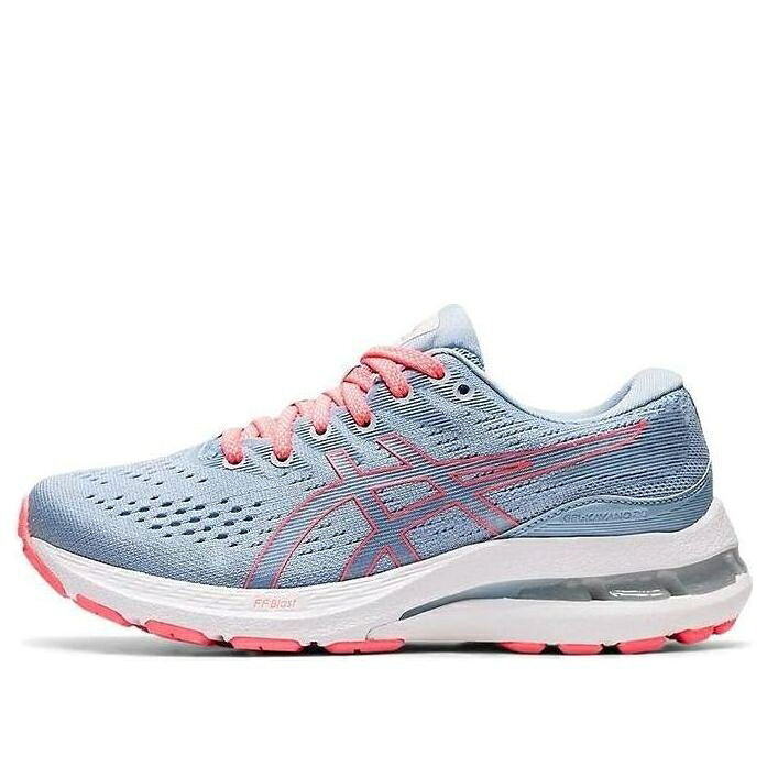 アシックス 青色 ブルー 'MIST' ジュニア キッズ ASICS (GS) GEL-KAYANO 28 1014A210-400 / BLUE ベビー マタニティ スニーカー｜スニケス