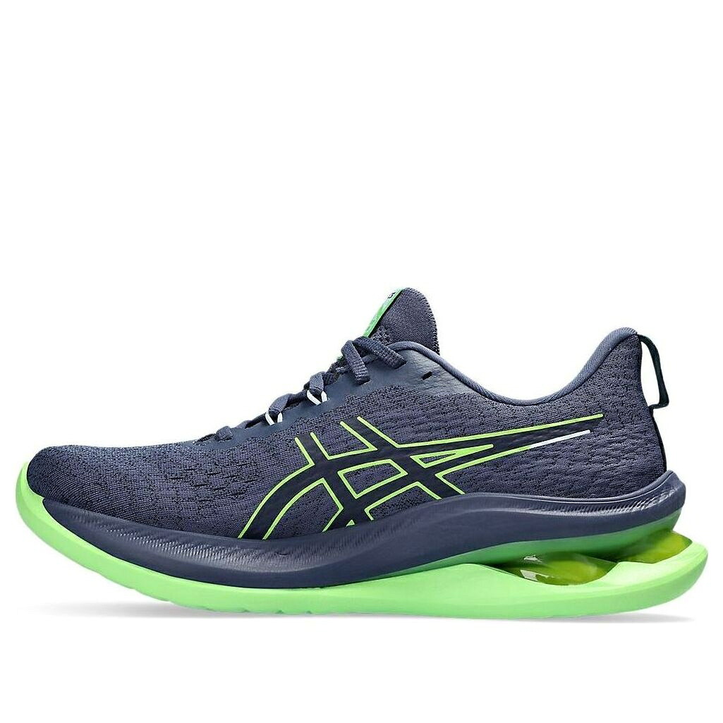 アシックス マックス 青味 青み サンダー 菩提樹 \u0027THUNDER LIME\u0027 スニーカー メンズ ASICS GEL-KINSEI MAX BLUE ELECTRIC 1011B696-401 / THUNDER BLUE ELECTRIC LIME