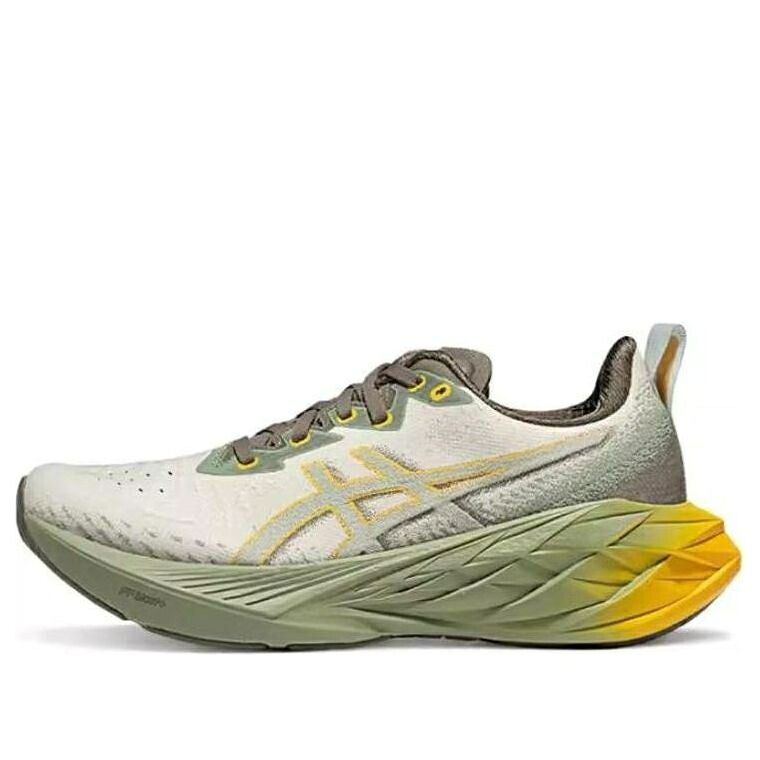 アシックス 緑 緑であること 白いこと 白いこと 黄味がかった 黄色 \u0027WHITE YELLOW\u0027 スニーカー メンズ ASICS NOVABLAST 4 SNEAKERS GREEN 1011B997-020 / WHITE YELLOW GREEN