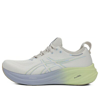 アシックス 紫 パープル ベージュ 緑 グリーン 'BEIGE GREEN' スニーカー メンズ ASICS GEL-NIMBUS 26 PURPLE 1011B996-100 / BEIGE PURPLE GREEN
