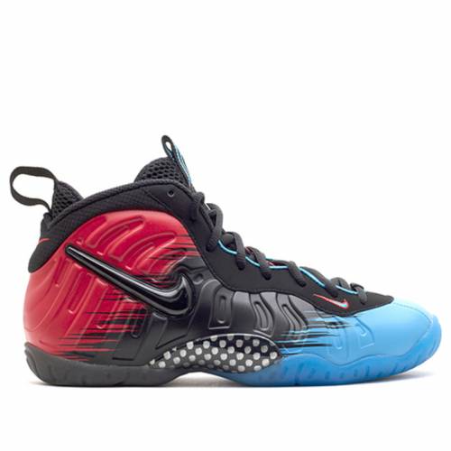 バスケットボール 青色 スニーカー ブルー ナイキ カジュアル Pro Spiderman ナイキ スニーカー ナイキ Vivid Little ファッション クリムゾン ジュニア キッズ Nike Posite Gs Basketball Shoes Sneakers Vivid Blue Blacklt Crimson