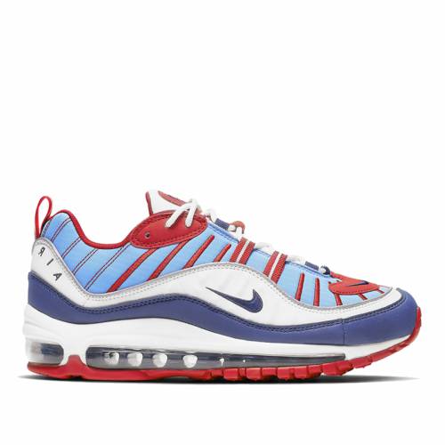 ナイキ レディース エア マックス 青色 ブルー 赤 レッド エアマックス スニーカー Air Red Nike Womens Wmns 98 Marathon Running Shoes Sneakers Blue Void University Novix Com