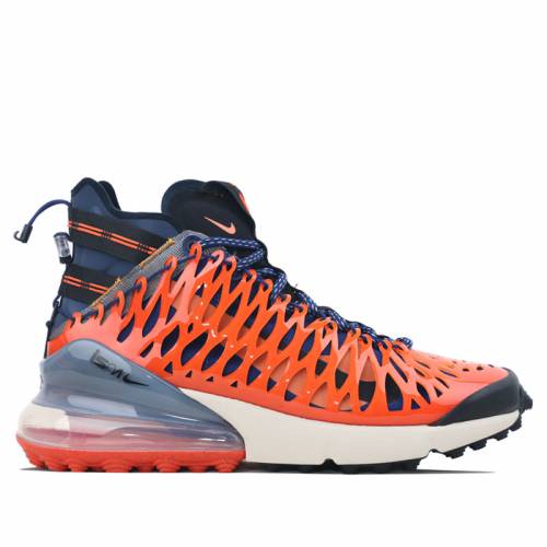ナイキ 空気 マックス 青み 青色 柑子色 橙黄色 エアマックス スニーカー メンズ Air Orange Nike 270 Ispa Marathon Running Shoes Sneakers Blue Void Terra Bairien Yamagata Jp